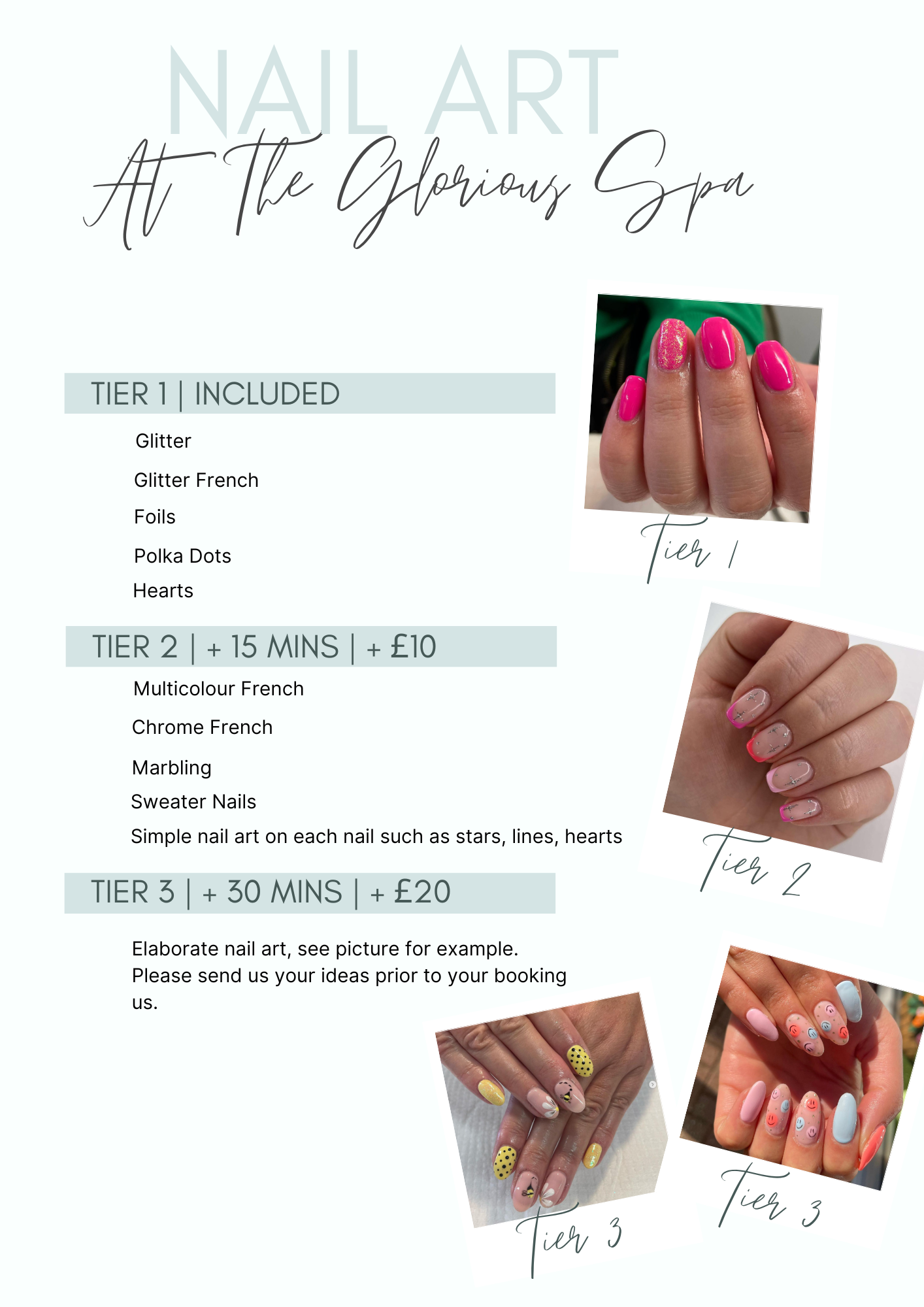 Nail Art Price Guide